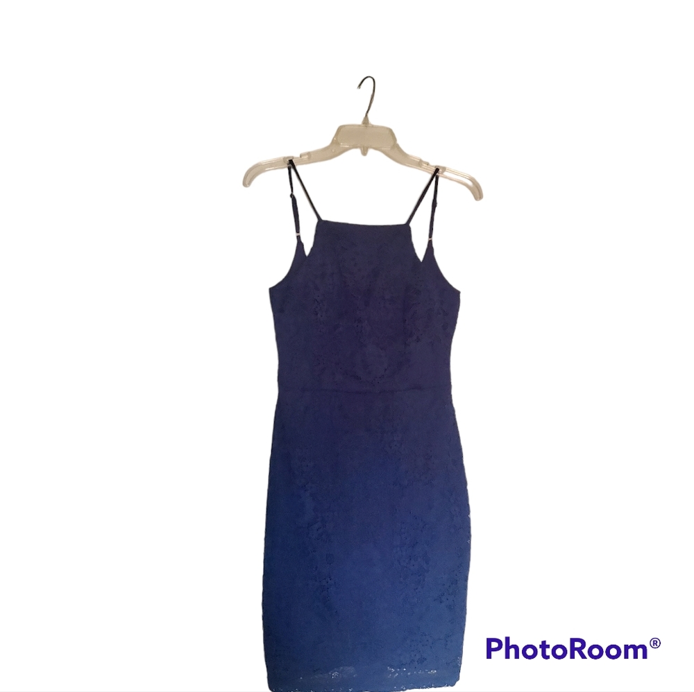 NWT Windsor Blue Lace Mini Dress Size Medium